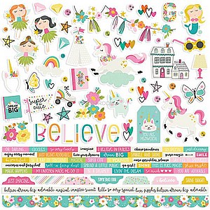 ����� ����� - Dream Big Cardstock Stickers