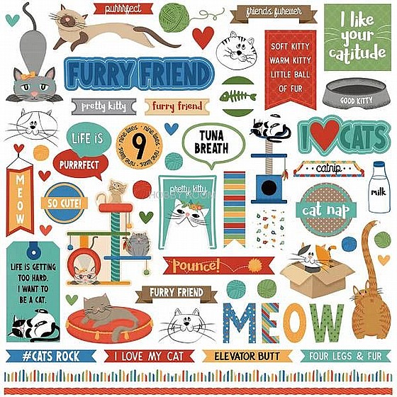 ������ ����� - Whiskers Elements Stickers