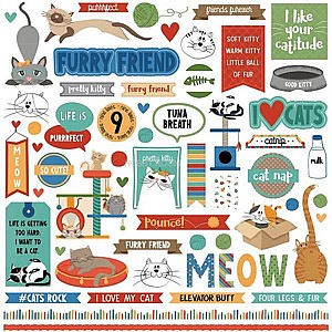 חתולים בצמרת - Whiskers Elements Stickers חתולים בצמרת - Whiskers Elements Stickers