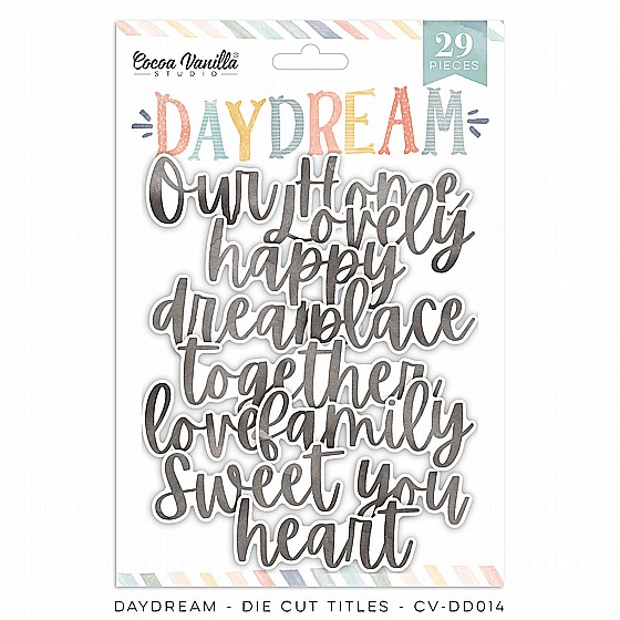 DAYDREAM � Die Cut Titles