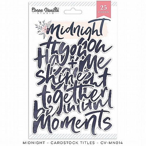 Midnight � Die Cut Titles
