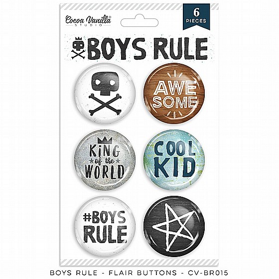 Boys Rule � Flair Buttons