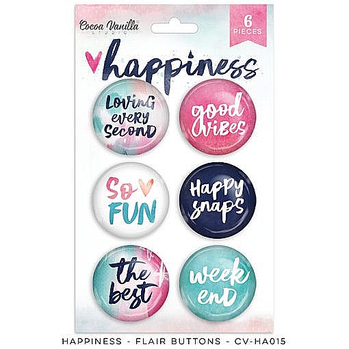 HAPPINESS � Flair Buttons