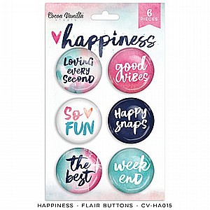 HAPPINESS – Flair Buttons HAPPINESS – Flair Buttons