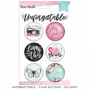 UNFORGETTABLE FLAIR BUTTONS