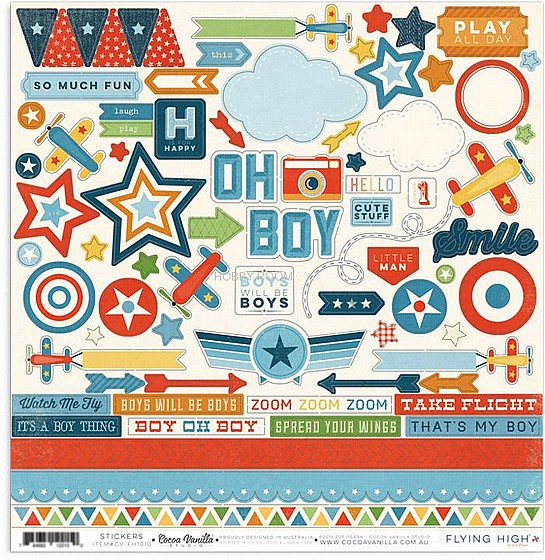 ����� ������ - FLYING HIGHACCESSORY STICKERS