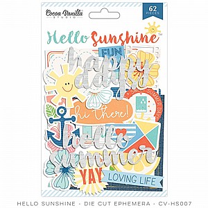 קרן שמש שלי - Hello SunshineDIE CUT EPHEMERA קרן שמש שלי - Hello SunshineDIE CUT EPHEMERA