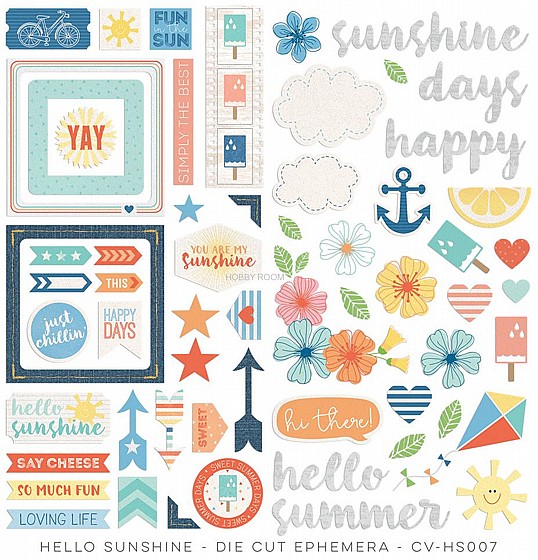 ��� ��� ��� - Hello SunshineDIE CUT EPHEMERA