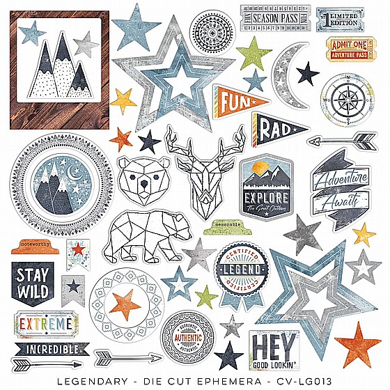 LEGENDARY � Die Cut Ephemera