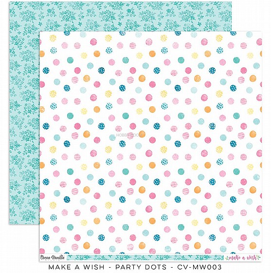 ����� ������ - Make A Wish�Party Dots� Paper