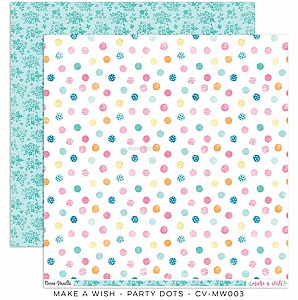 חגיגת נקודות - Make A Wish”Party Dots” Paper חגיגת נקודות - Make A Wish”Party Dots” Paper