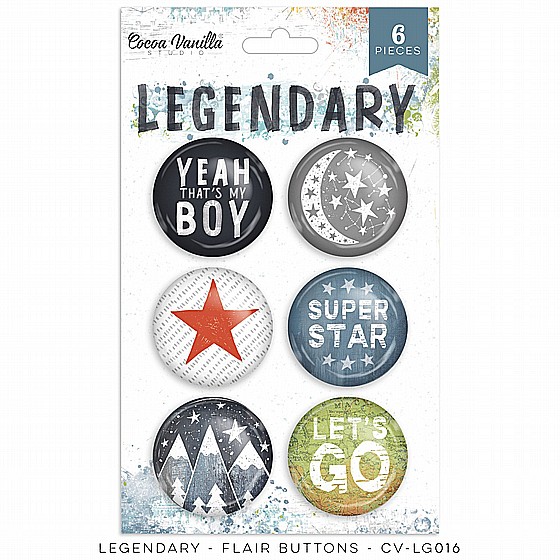 LEGENDARY FLAIR BUTTONS