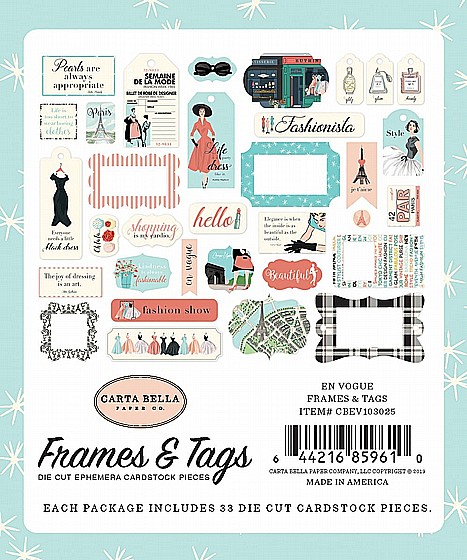  EN VOGUE FRAMES & TAGS
