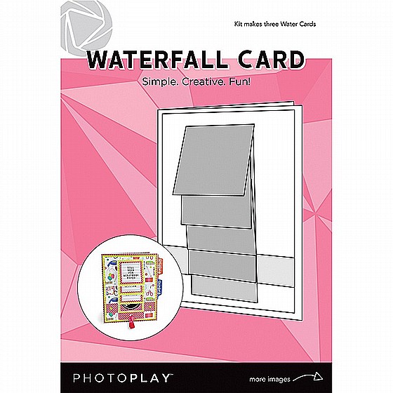Photo Play Paper - Makers Series Collection - Creation Bases - Card - Waterfall