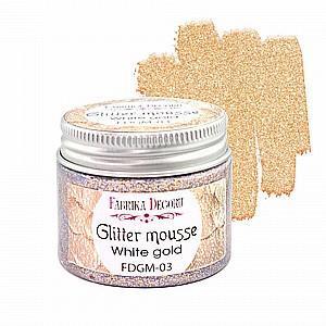 מוס ליצירה עם גליטר COLOR WHITE GOLD מוס ליצירה עם גליטר COLOR WHITE GOLD