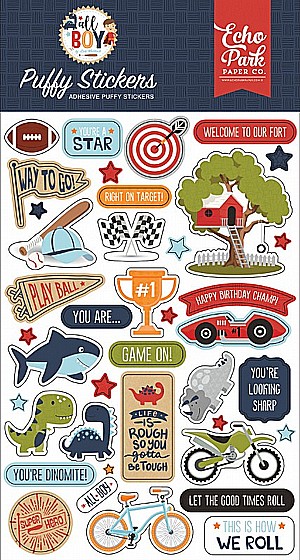 ALL BOY PUFFY STICKERS