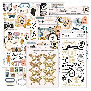 ������� ��� - Crate Paper - Heritage Collection - Embellishment Kit