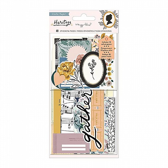 ������� ��� - Crate Paper - Heritage Collection - Embellishment Kit