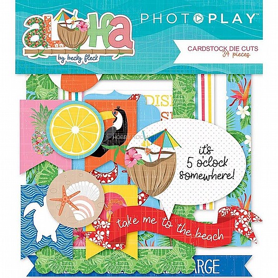 ����� - ����� ������� Photoplay - Aloha - Cardstock Die-Cuts 