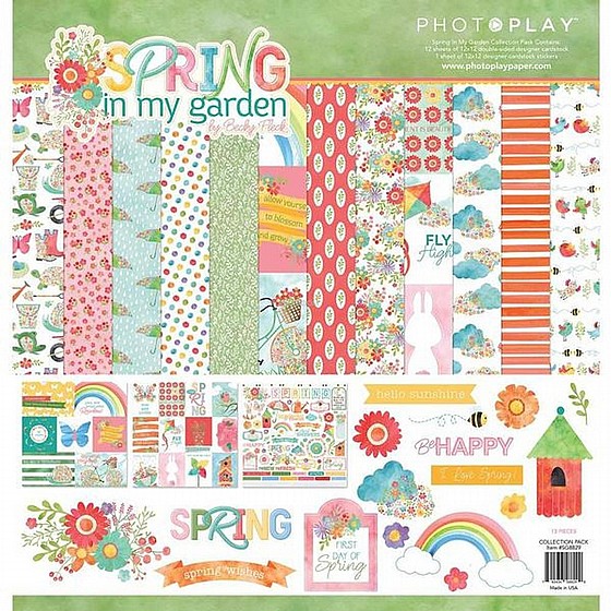 ���� ����� - Spring In My Garden Collection Pack 12"X12" - Photoplay