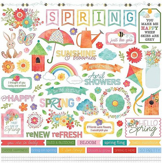 ���� ����� - Spring In My Garden Collection Pack 12"X12" - Photoplay