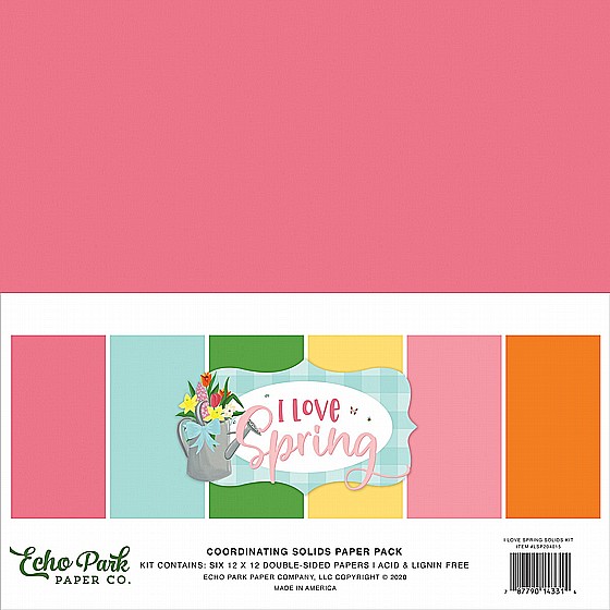 I LOVE SPRING SOLIDS KIT