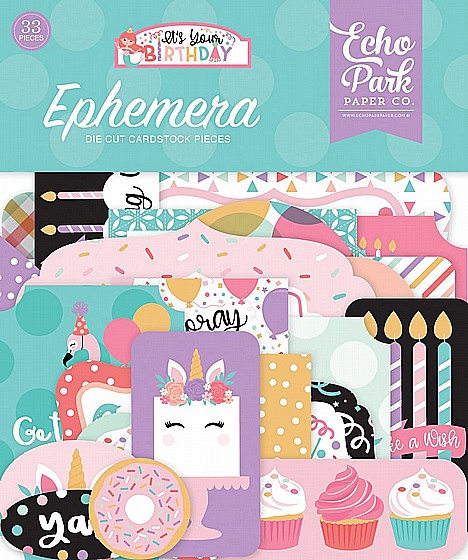 ITS YOUR BIRTHDAY GIRL EPHEMERA