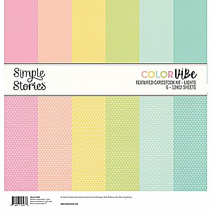LIGHTS TEXTURED CARDSTOCK KIT
