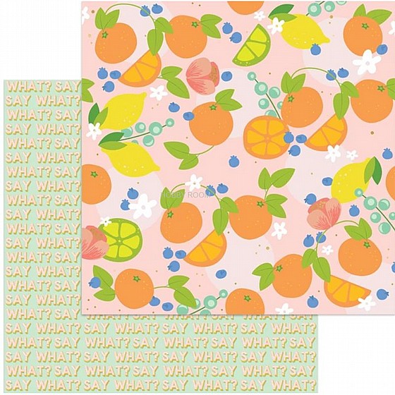   My Mind�s Eye - TUTTI FRUTTI "AMBROSIA" 12X12 PAPER