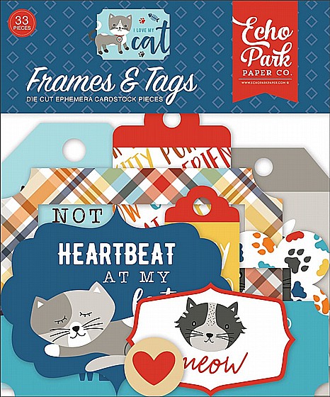 I LOVE MY CAT FRAMES & TAGS