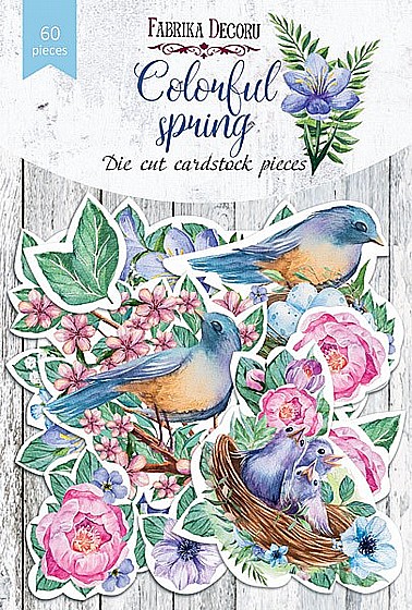 Carving set Colorful spring collection 60 pcs