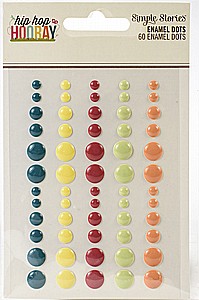 HIP HOP HOORAY ENAMEL DOTS