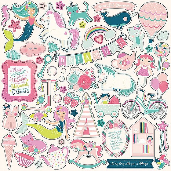������ �� ����� - Imagine That Girl Element Sticker