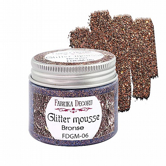 ��� ������ �� ����� ������ GLITTER MOUSSE, COLOR BRONSE
