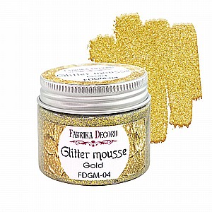 מוס ליצירה עם גליטר זהב GLITTER MOUSSE, COLOR GOLD מוס ליצירה עם גליטר זהב GLITTER MOUSSE, COLOR GOLD