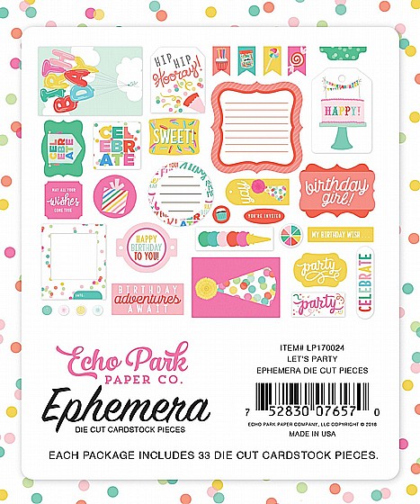 LETS PARTY EPHEMERA