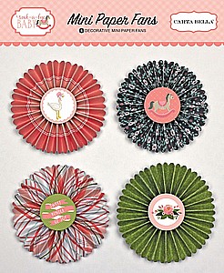 ROCK-A-BYE BABY GIRL MINI PAPER FANS ROCK-A-BYE BABY GIRL MINI PAPER FANS