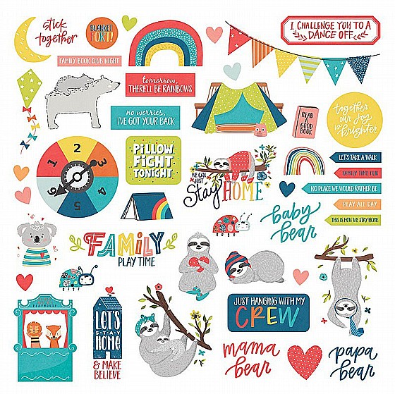  We Can Just Stay Home Element  Sticker
