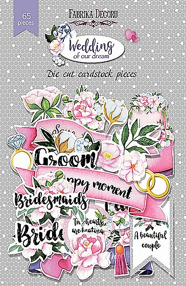 Carving set Wedding of our dream collection 65 pcs