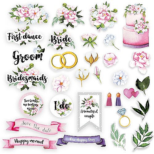 Carving set Wedding of our dream collection 65 pcs