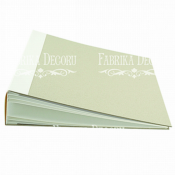 BLANK PHOTOALBUM 20CM X 20CM 6 SHEETS