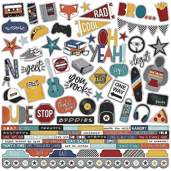 BRO & CO COMBO STICKER