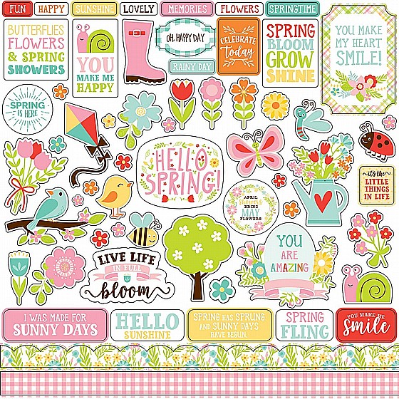 SPRING FLING ELEMENT STICKER