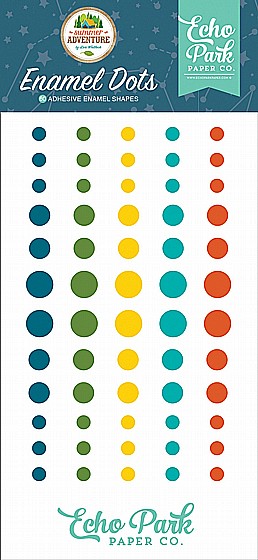 Summer Adventure Enamel Dots