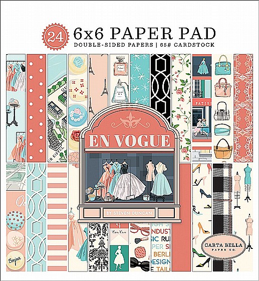 ���� ��� �������� En Vogue 6x6 Paper Pad