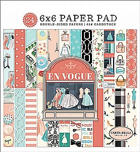 מארז דפי קארדסטוק En Vogue 6x6 Paper Pad מארז דפי קארדסטוק En Vogue 6x6 Paper Pad