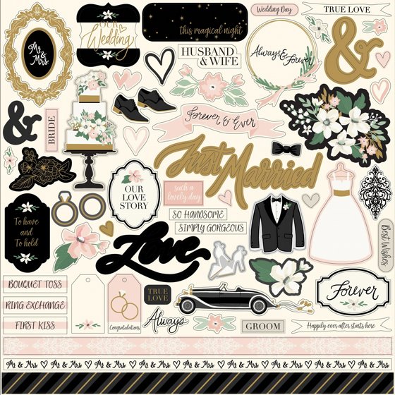 ��� ����� - Echo Park - Wedding Day Collection Kit- 12 x 12 Collection Kit