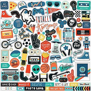 רוח נעורים, הנערים באים - Teen Spirit Boy Collection - 12 x 12 Cardstock Stickers רוח נעורים, הנערים באים - Teen Spirit Boy Collection - 12 x 12 Cardstock Stickers