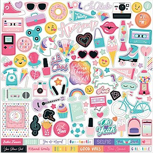 ��� ������ - ����� ������ �������� Teen Spirit Girl Collection - 12 x 12 Cardstock Stickers
